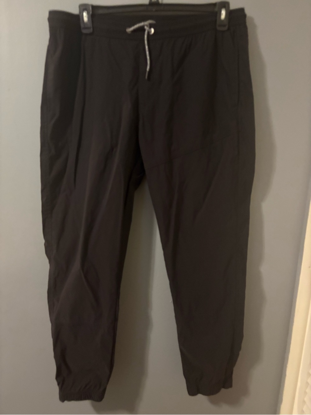 UNIONBAY Men's Black Jogger Sweatpants with Drawstring